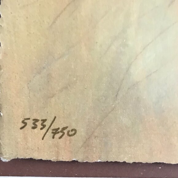 Unframed "Paradise" by Gary Benfield Seriolithograph - Picture 4 of 8